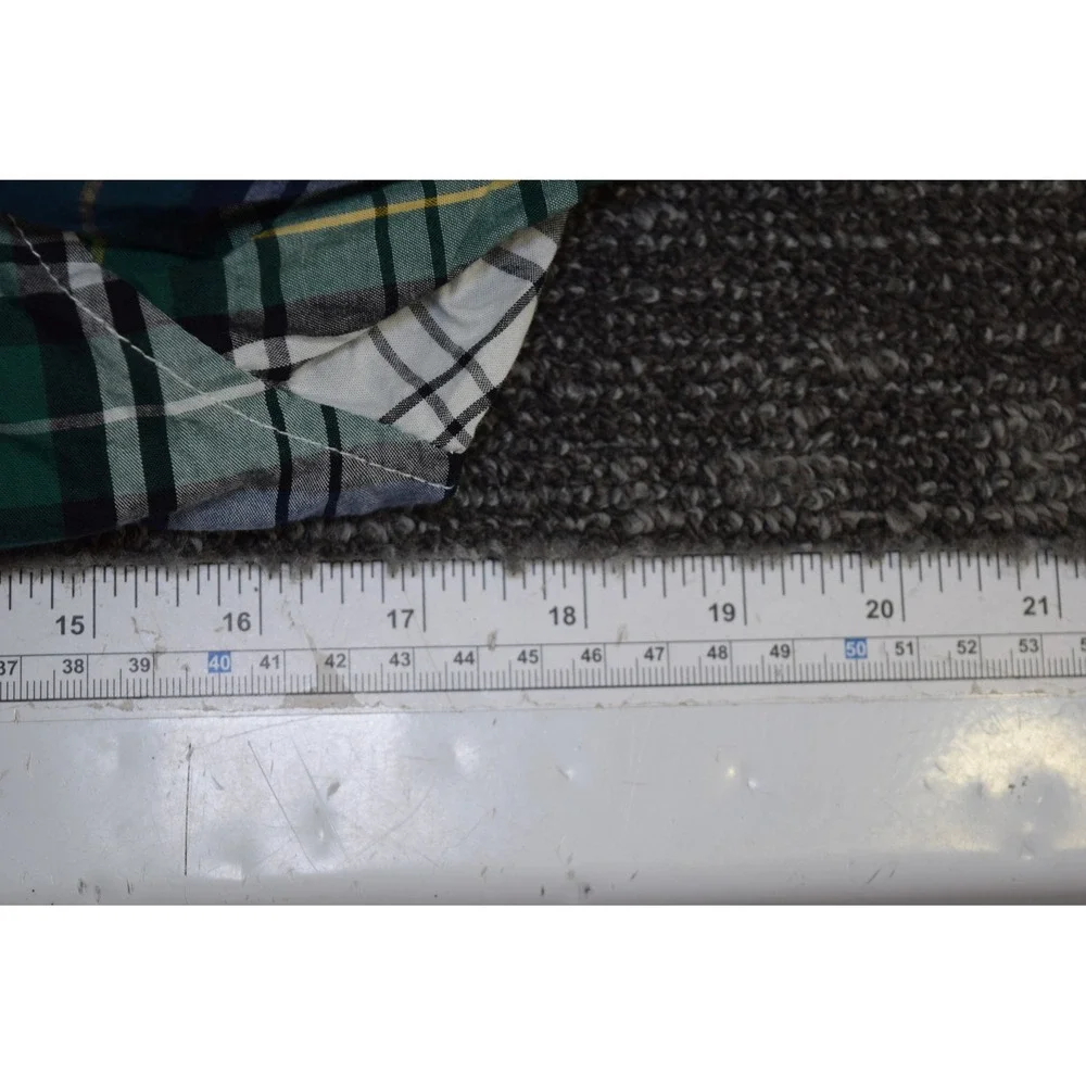 Gap Kids Blue Green White Check Plaid Long Sleeve Button Down Shirt BOYS 8 M
